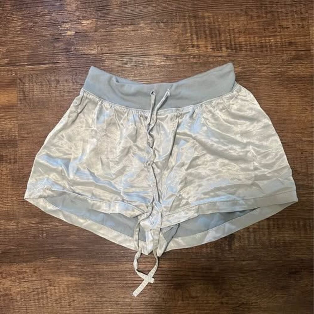 PJ Harlow Women's (size XS) light blue silk pajama shorts